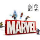 Logótipo Marvel E Minifiguras Lego