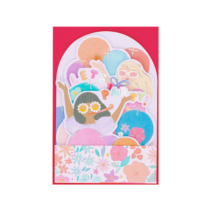 Postal Pop-Up - Party Girls