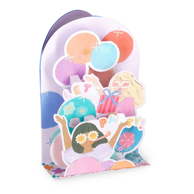 Postal Pop-Up - Party Girls