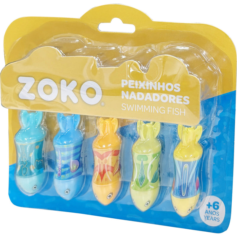 Peixinhos Nadadores  5 Peças