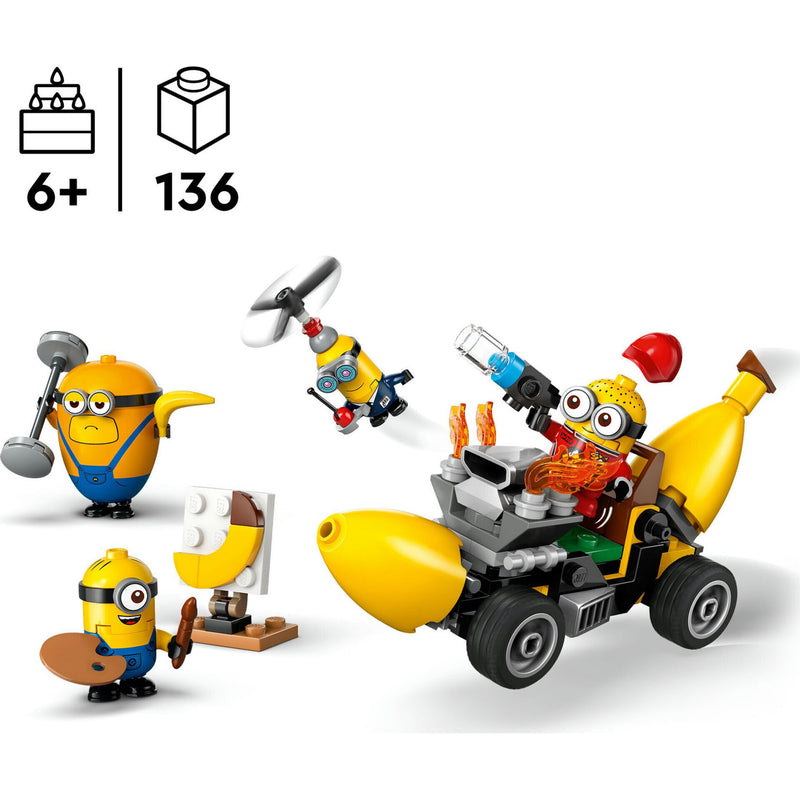 Minions E Carro Banana Lego