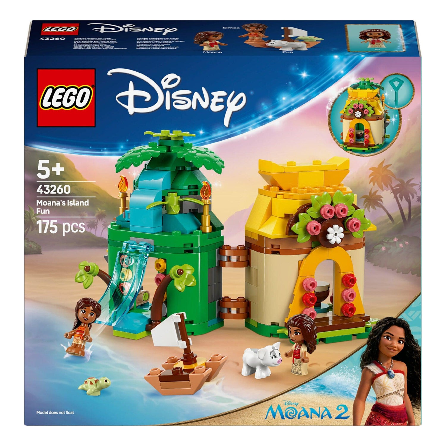 LEGO Disney - Diversão na Ilha da Vaiana - 43260