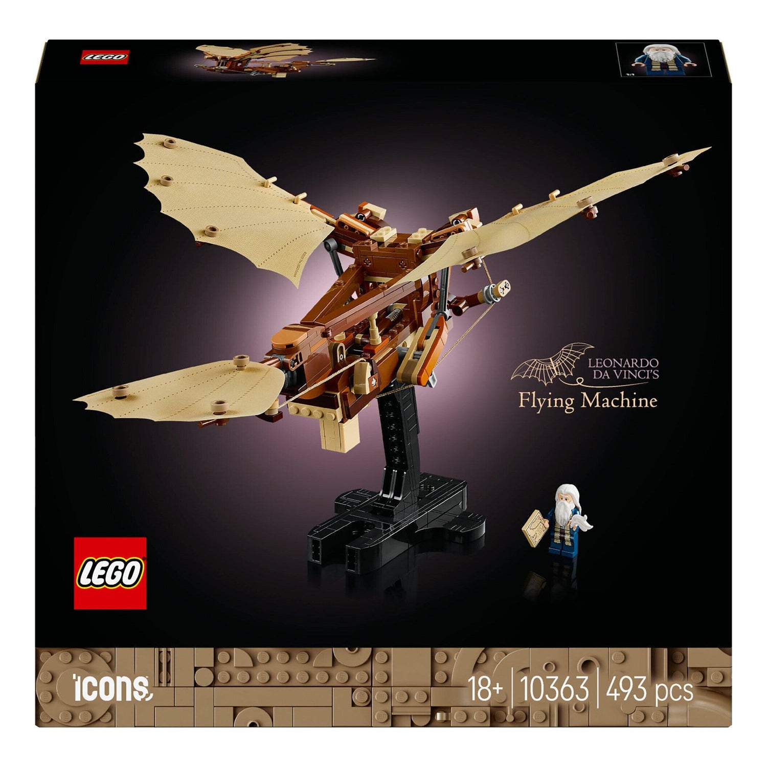 LEGO Icons - Máquina Voadora de Leonardo da Vinci - 10363