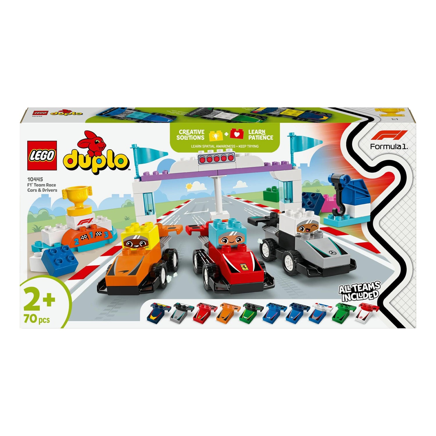 LEGO Duplo - F1 Carros e Pilotos das Equipas - 10445