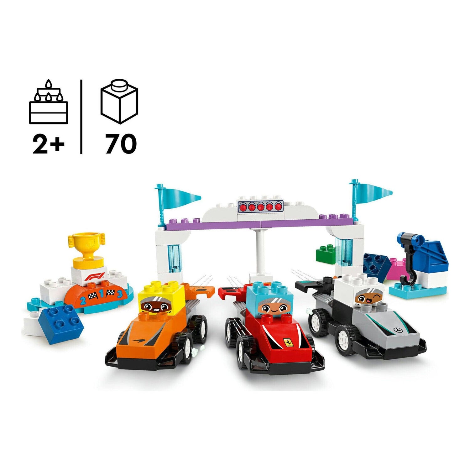 LEGO Duplo - F1 Carros e Pilotos das Equipas - 10445