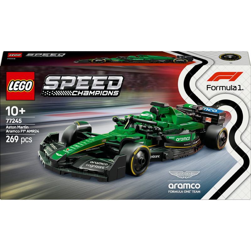 Carro de Corrida Aston Martin Aramco F1 AMR24 Lego