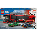 Camião De F1+ Rb20 E Amr24 Lego-City