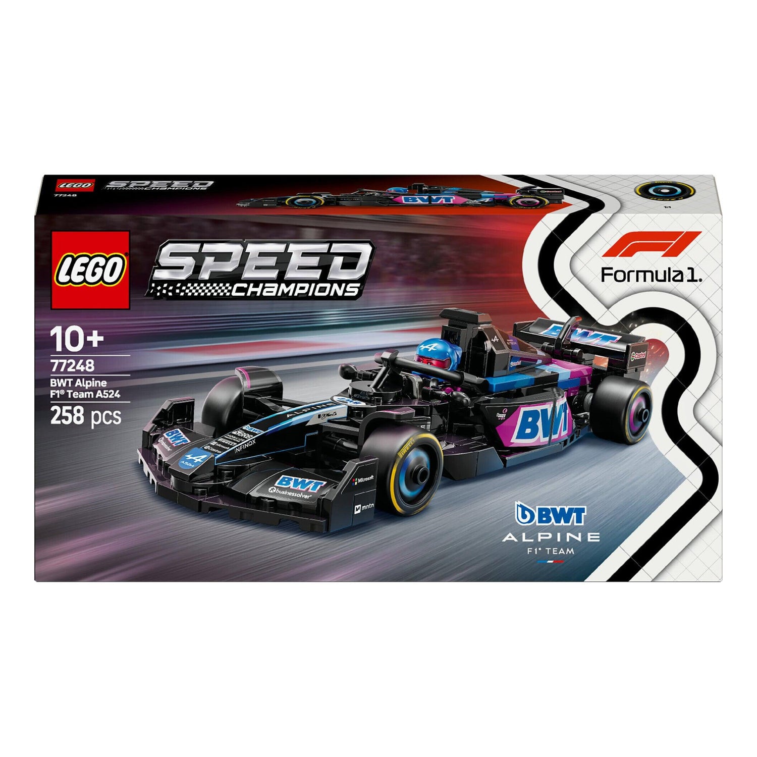 LEGO Speed Champions - Carro de Corrida BWT Alpine F1 Team A524 - 77248
