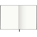 Caderno Agrafado A5 Capa Soft com Elástico Liso Preto Note!