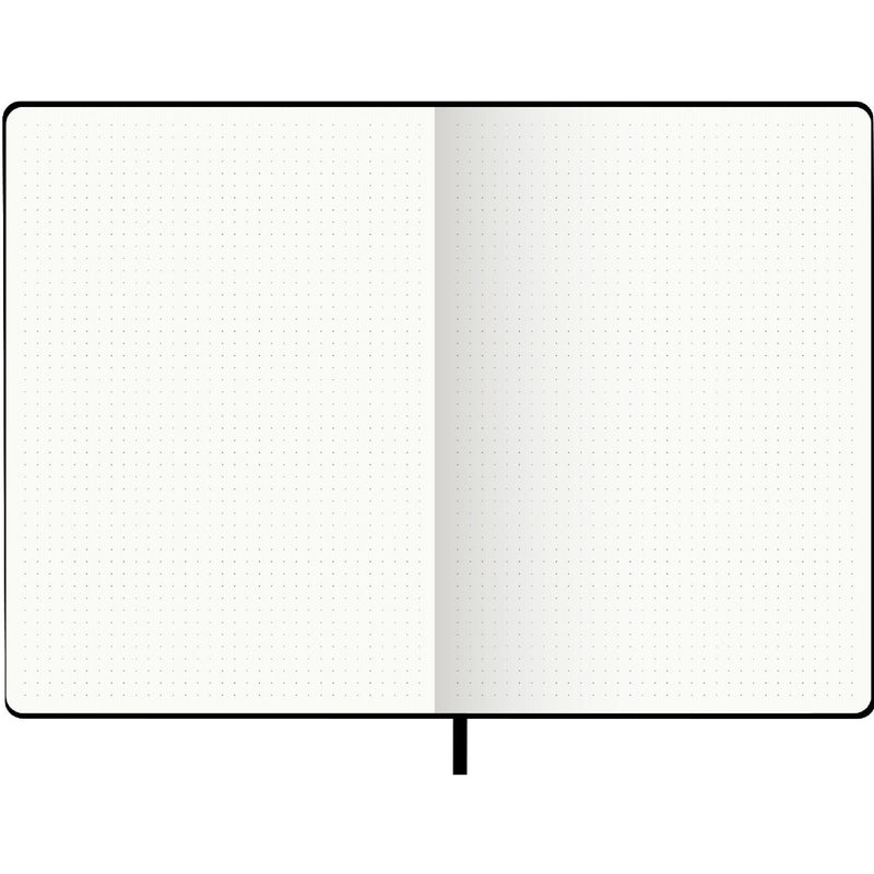 Caderno Agrafado B5 Capa dura com Elástico Preto Note!