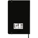 Caderno Agrafado A5 Capa Soft com Elástico Pautado Preto Note!