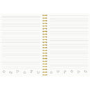 Caderno Espiral A4 80 Folhas 70G Pautado Pins Note!