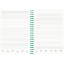 Caderno Espiral A4 80 Folhas 70G Pautado Pins Note!