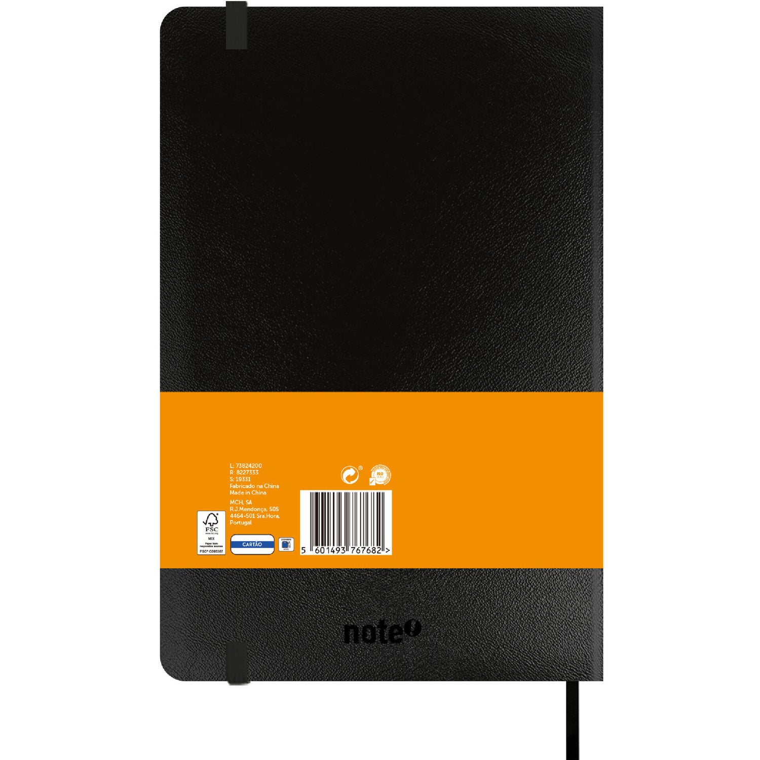Caderno Agrafado B5 com Elástico Liso Note!