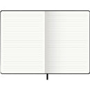 Caderno Agrafado B5 Capa dura com Elástico Pautado Preto Note!