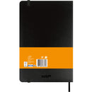 Caderno Agrafado B5 Capa dura com Elástico Pautado Preto Note!