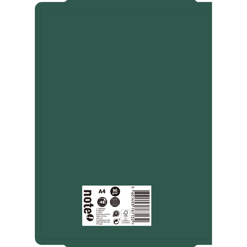 Caderno Agrafado A4 48 Folhas Pautado 2Em1 Note!