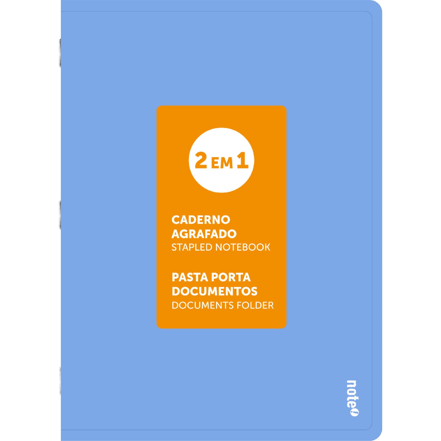 Caderno Agrafado A4 Quadriculado 2 em 1 (várias cores) Note!