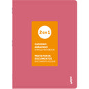 Caderno Agrafado A4 48 Folhas Quadriculado 2Em1 Note!
