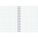 Caderno Espiral A5 Soft 80 Folhas 80G Quadriculado Note!