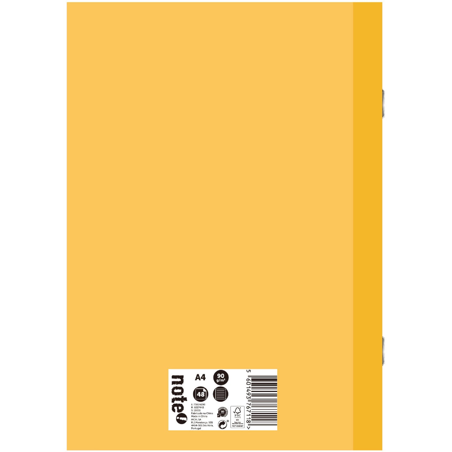 Caderno Agrafado A4 Pautado Colors (várias cores) Note!