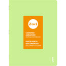 Caderno Agrafado A4 48 Folhas Pautado 2Em1 Pastel Note!