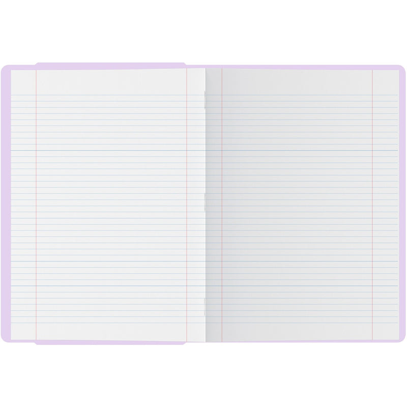 Caderno Agrafado A4 48 Folhas Pautado 2Em1 Pastel Note!