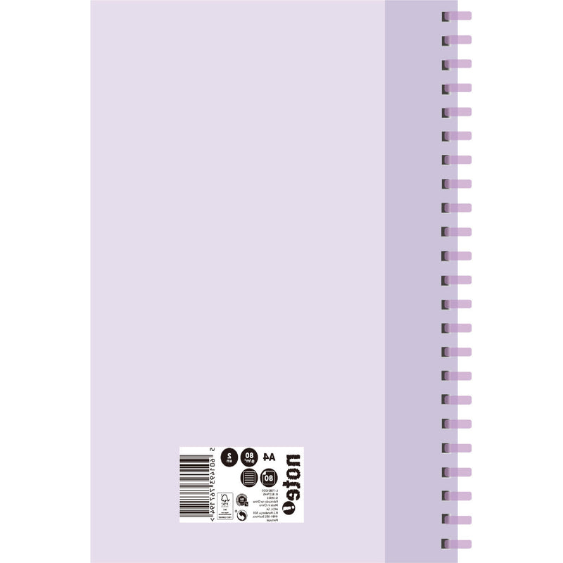 Conjunto Caderno Espiral A4 Kraft Soft 80 Folhas 80G Pautado 2 Unidades Note!