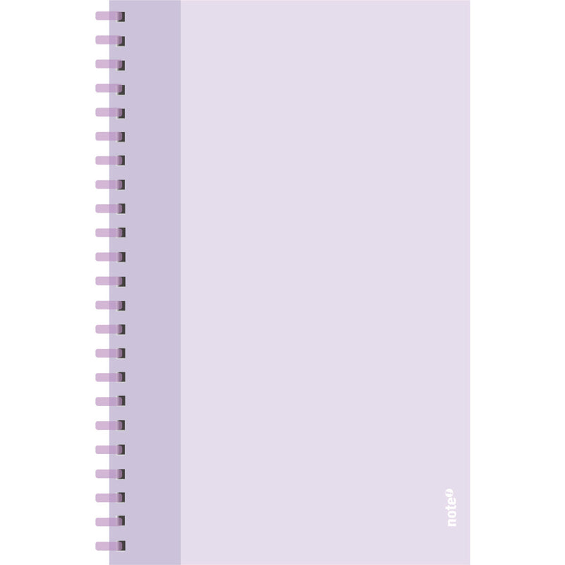 Conjunto Caderno Espiral A4 Kraft Soft 80 Folhas 80G Pautado 2 Unidades Note!