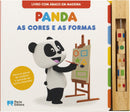 Canal Panda - as Cores e as Formas de Diana Almeida - Livro com Ábaco em Madeira