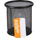 Porta Lápis 9cm Metal Preto