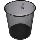Cesto Papéis Metal Preto