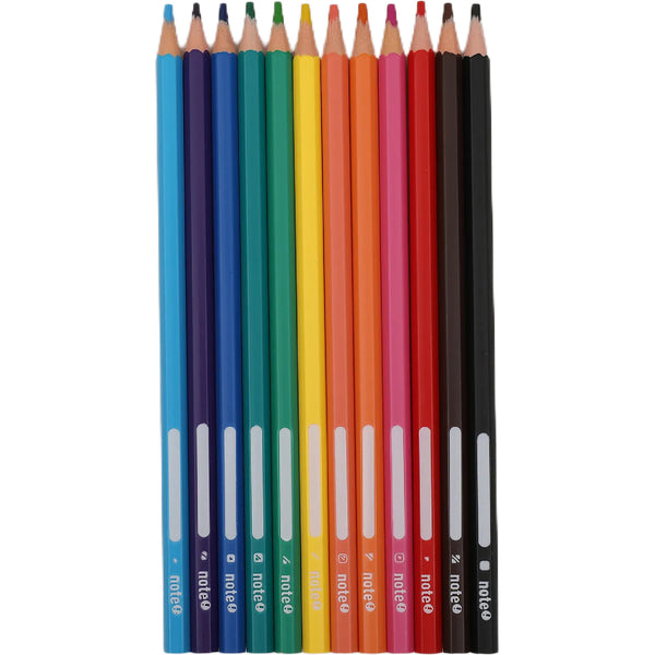Lápis Cor Resina 12 Unidades Note!