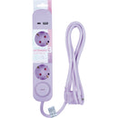 Bloco Lilás 3Tom Com Int 1Usb 1,5M