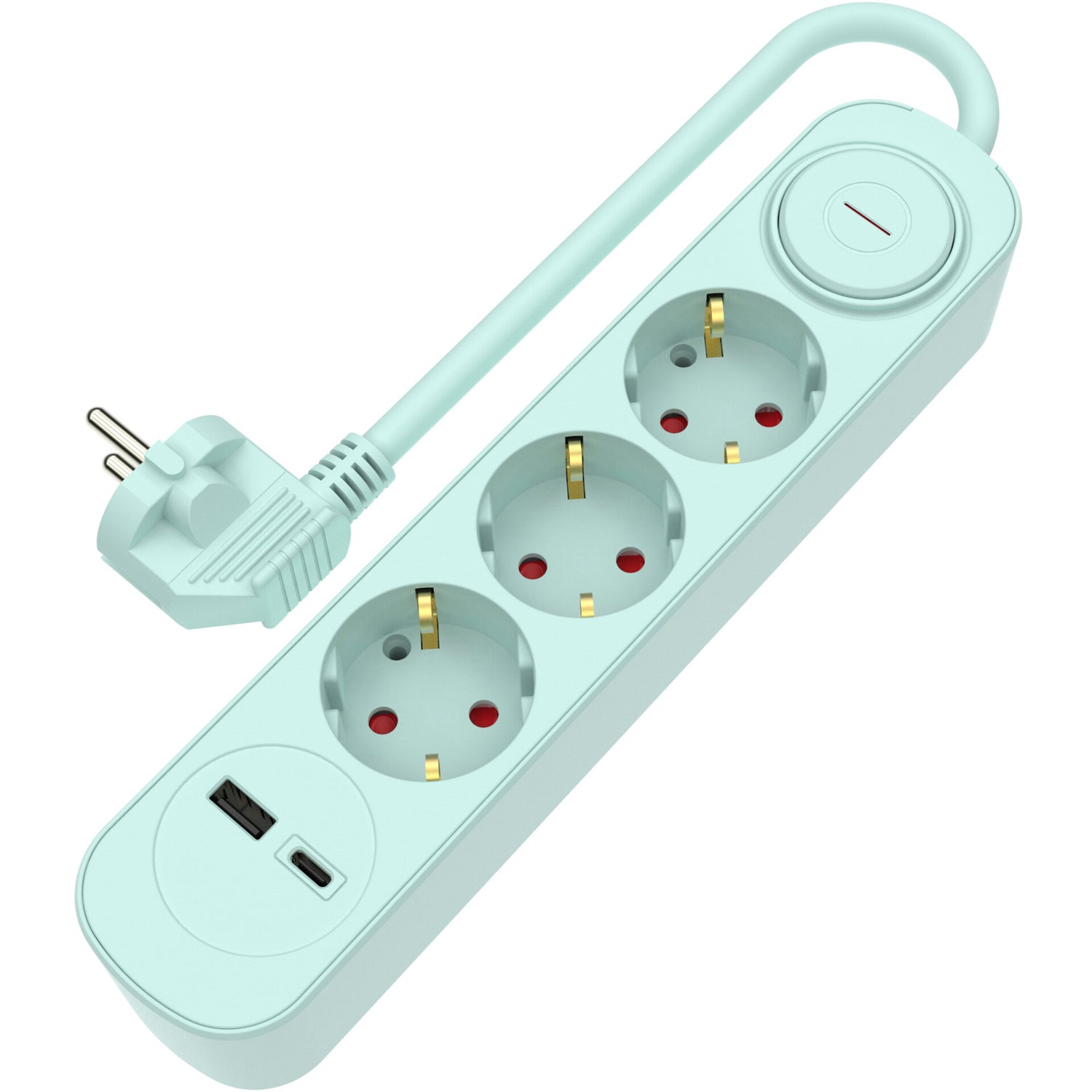 Bloco Verde 3Tom Com Int 1Usb 1,5M