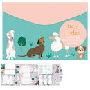 Conjunto 8 Blocos Notas Adesivas - Puppies