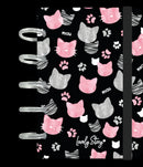 Caderno De Discos A6 Pautado - Black Miau