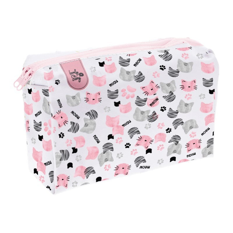 Necessaire Com Dois Fechos - Ice Miau