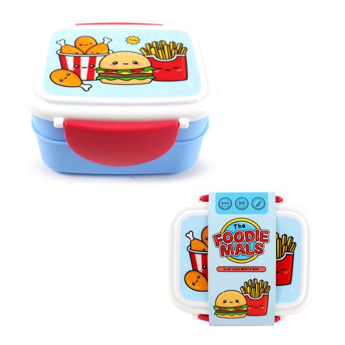 Caixa Lanche Com Talheres - Foodiemals