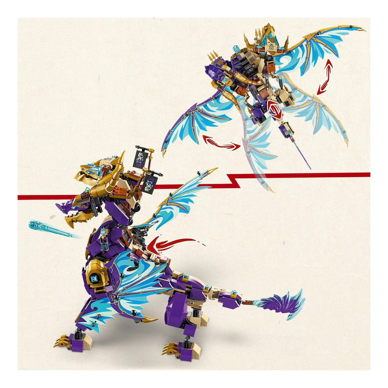LEGO Ninjago - Dragão Elétrico da Concentração - 71836