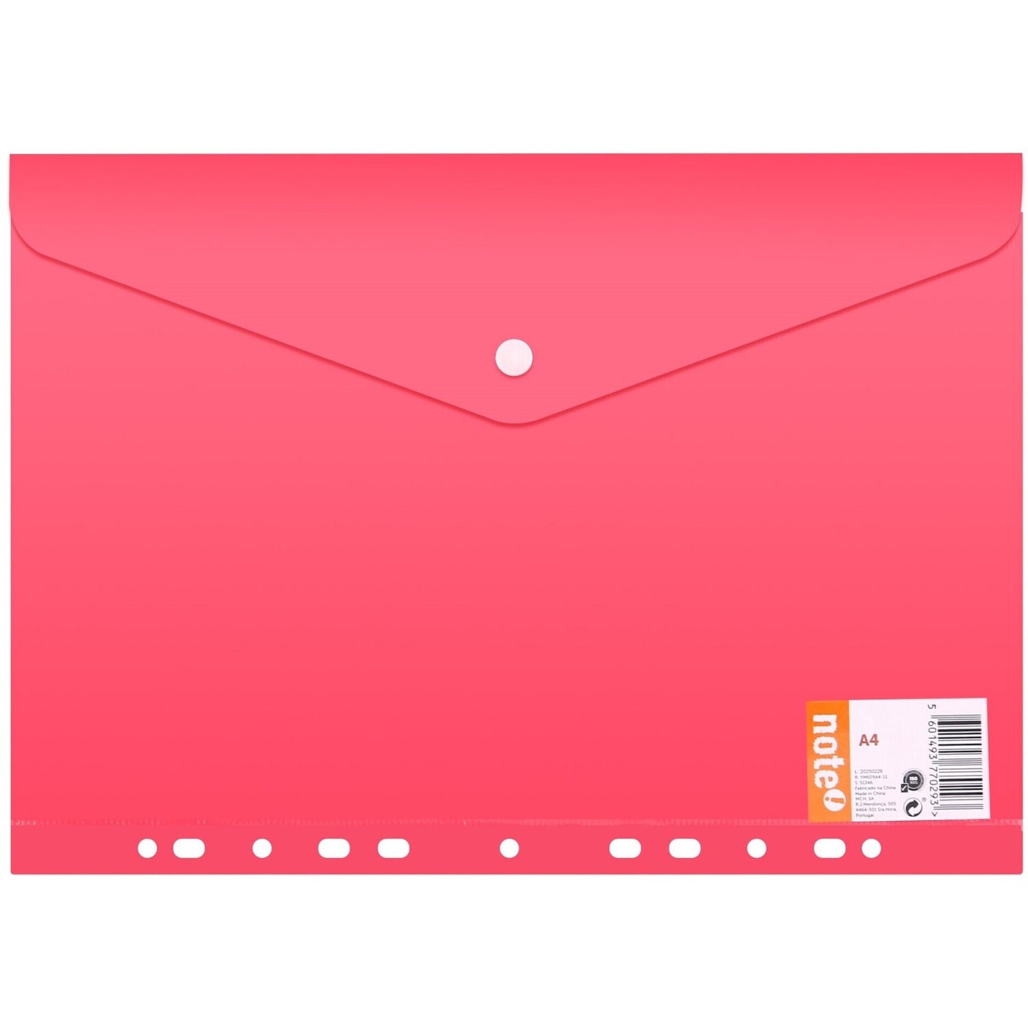 Classificador Envelope A4 com 11 Furos (várias cores) Note!
