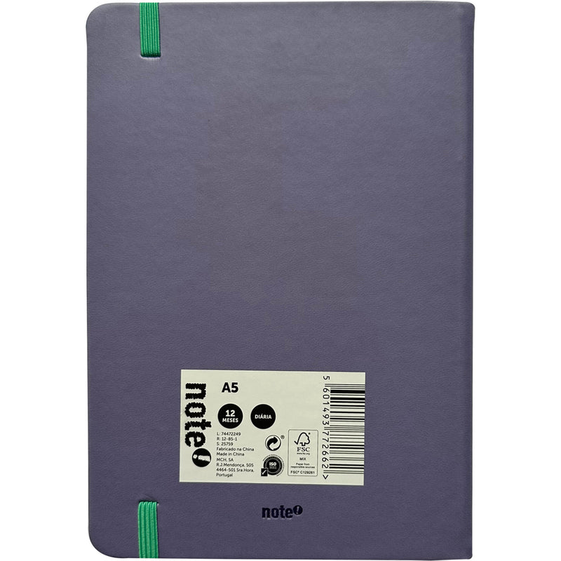 Agenda A5 Pastel com Elástico Note! (artigo sortido)