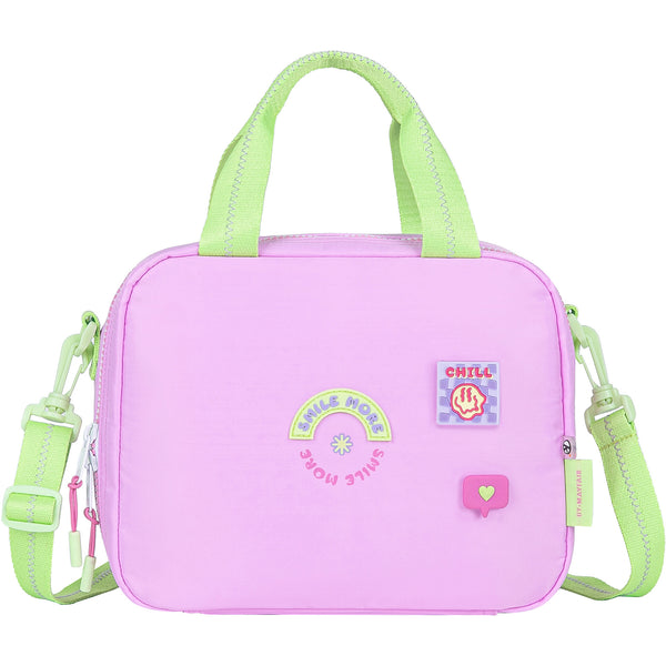Saco Lanche Stay Groovy Smile More Mayfaur