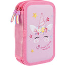 Estojo Reto 2 Divisórias Unicorn 25 Note!