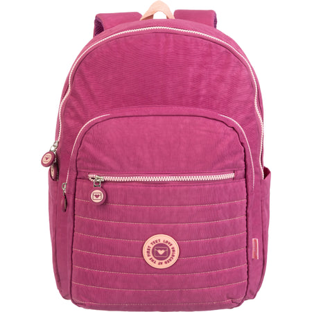 Mochila Puffy  Rosa Note!