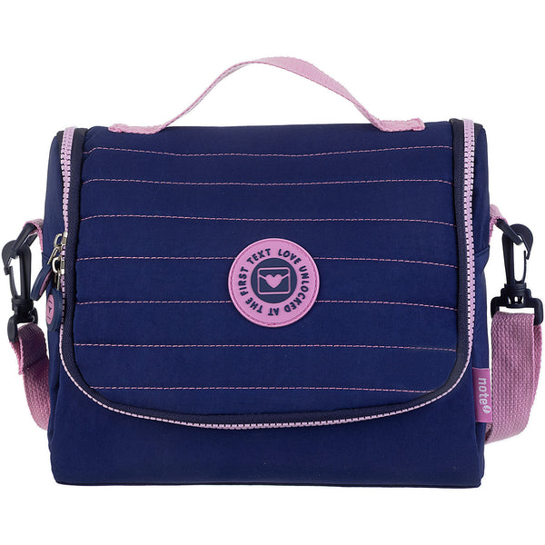 Saco Lanche Puffy Azul Note!