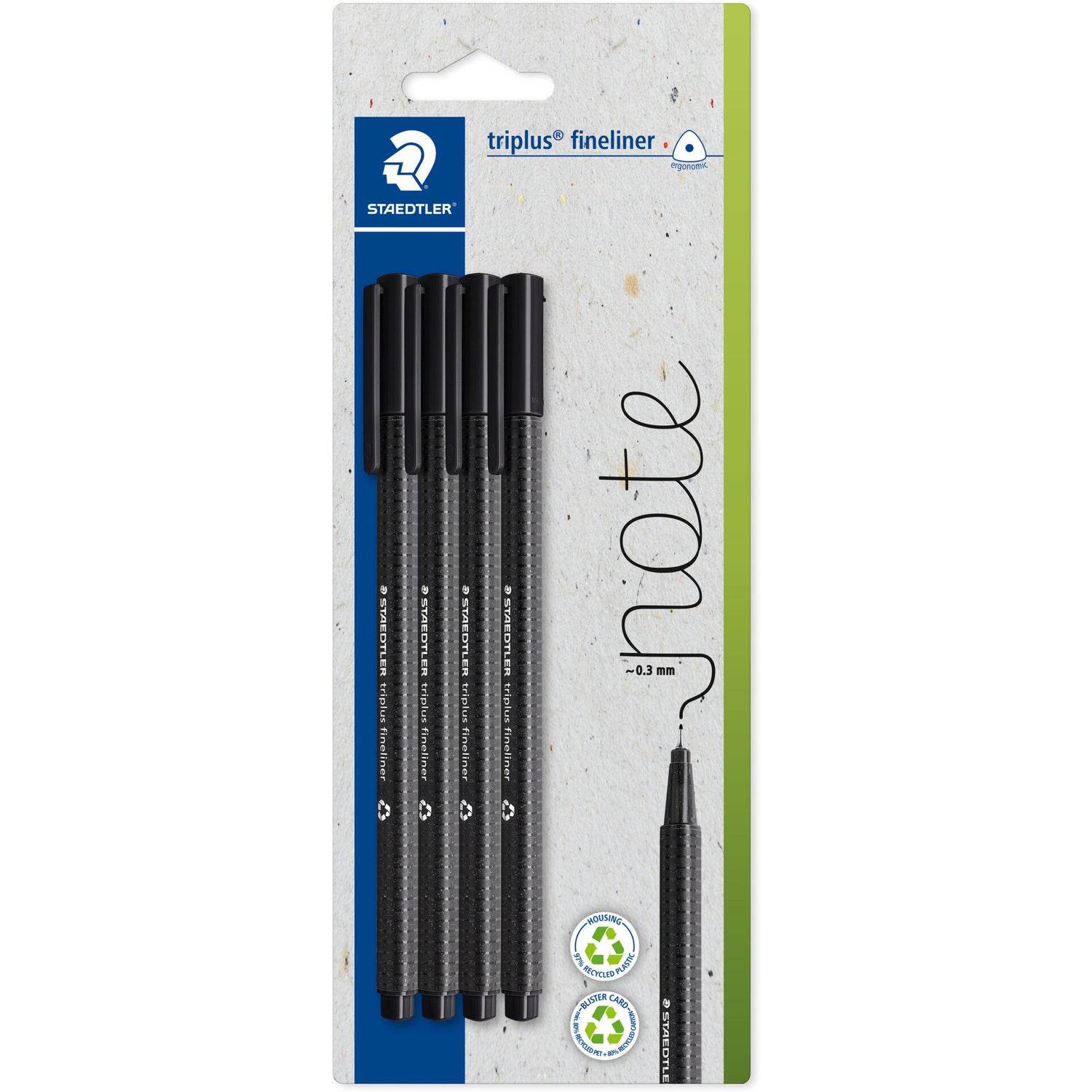 Marcadores de Escrita Pretos Staedtler