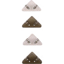 Conjunto 4 Clips Triangulares 5,3x3,1cm
