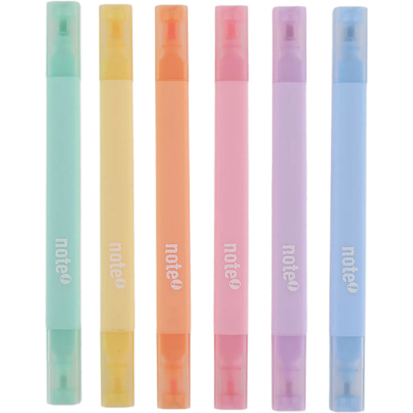 Conjunto 6 Marcadores Fluor Pastel