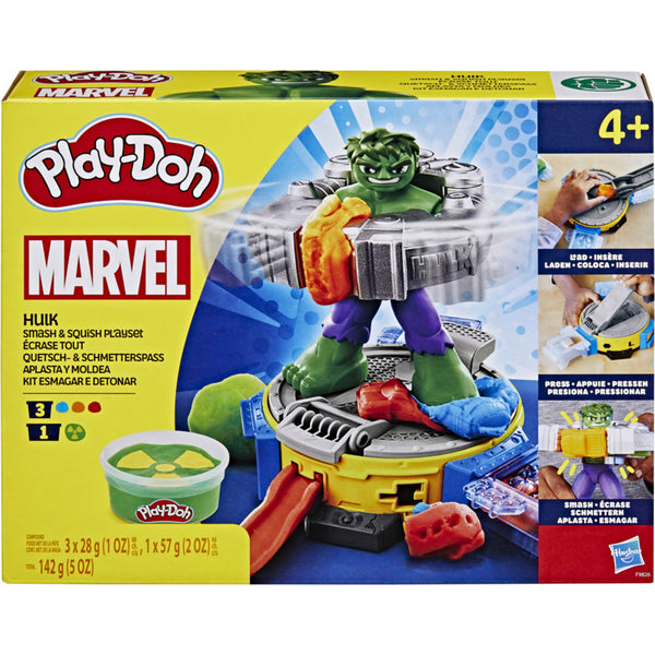 Play-Doh Hulk Conjunto Esmagar E Detonar